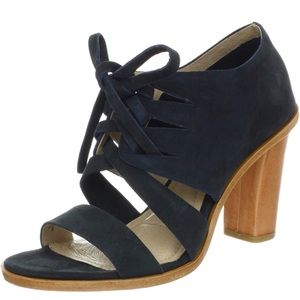 Frye Sofia tie on leather heeled sandals 8.5